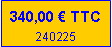 Zone de Texte: 301,00 € TTC10/04/2021