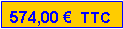 Zone de Texte: 542,00 €  TTC
