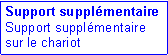 Zone de Texte: Support suppl�mentaireSupport suppl�mentaire sur le chariot