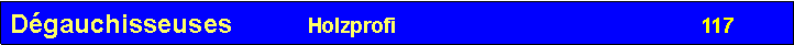 Zone de Texte: D�gauchisseuses          Holzprofi                                          117